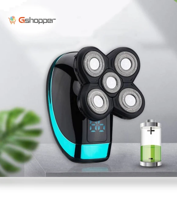 Rechargeable Electric Shaver with Smart Digital Display — Body Groomers
