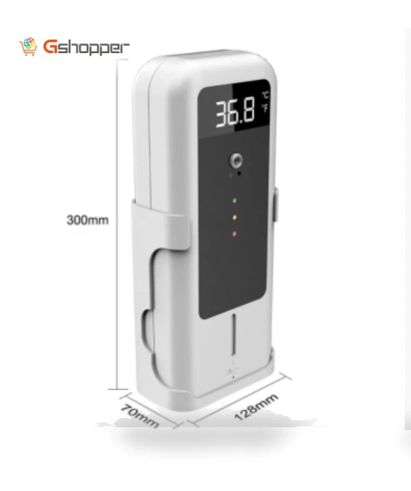 Infrared Thermometer with Automatic Sterilization Dispenser — Temperature Measurement Devices