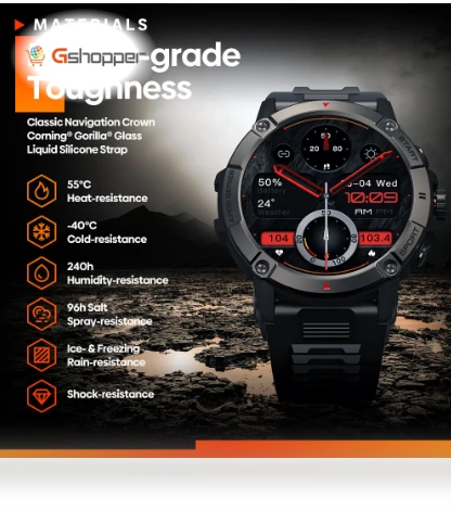 Large 1.52 inch IPS Voice Calling Smart Watch — Smartwatches, Zeblaze