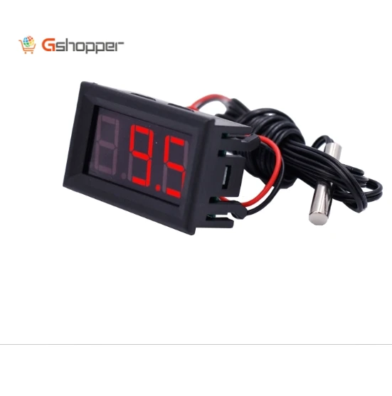 LED Thermometer Detector Sensor Probe — Temperature Measurement Devices
