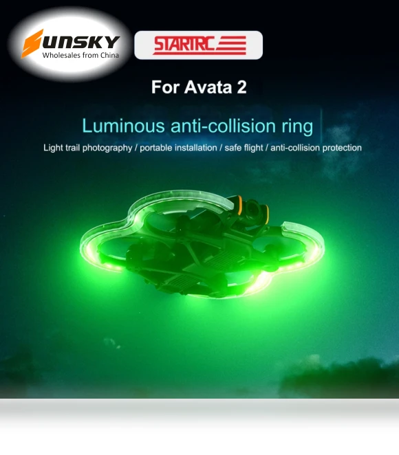 LED Propeller Protective Guard Anti-collision Ring — Drones, STARTRC