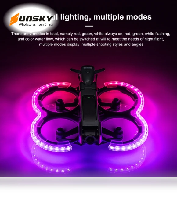 LED Propeller Protective Guard Anti-collision Ring — Drones, STARTRC