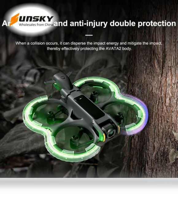 LED Propeller Protective Guard Anti-collision Ring — Drones, STARTRC