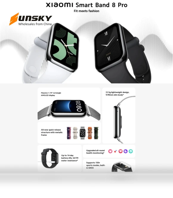 Smart Watch with AMOLED Screen and Health Monitoring — Smartwatches, Xiaomi
