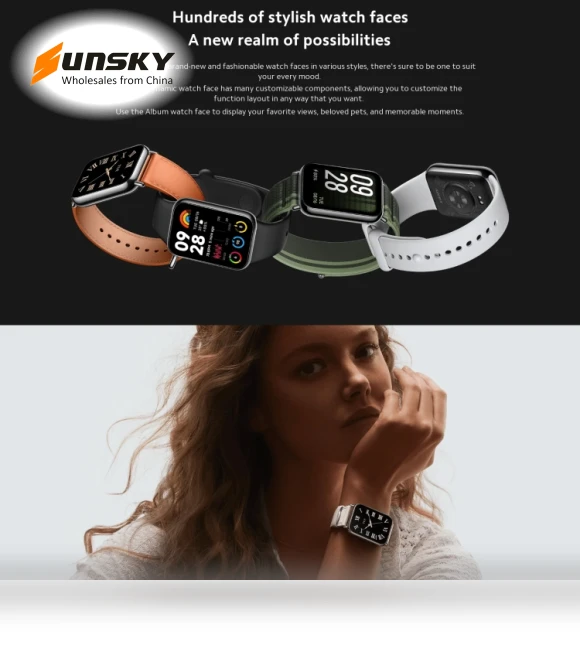 Smart Watch with AMOLED Screen and Health Monitoring — Smartwatches, Xiaomi