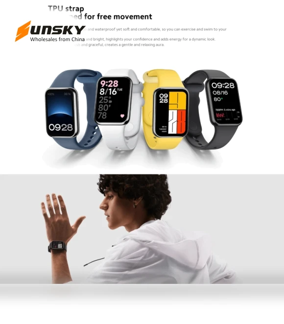 Smart Watch with AMOLED Screen and Health Monitoring — Smartwatches, Xiaomi