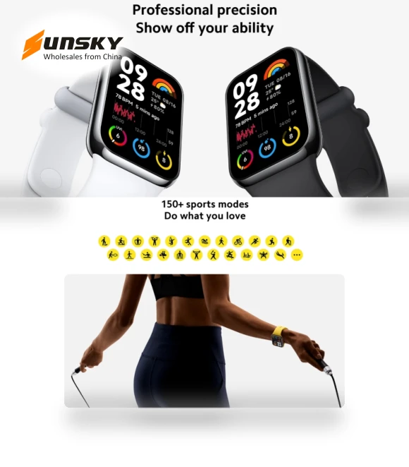 Smart Watch with AMOLED Screen and Health Monitoring — Smartwatches, Xiaomi