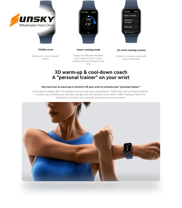 Smart Watch with AMOLED Screen and Health Monitoring — Smartwatches, Xiaomi