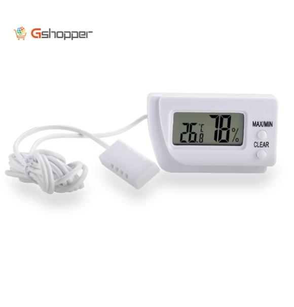 Mini Electronic Thermo-Hygrometer with Outdoor Sensor Cable — Hygrometers
