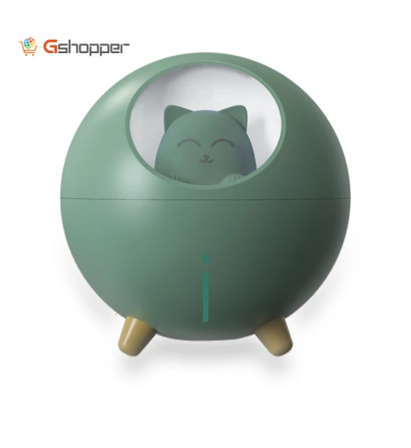 USB Humidifier Mini Planet Cat Desktop Purifier — Air Moisturizers