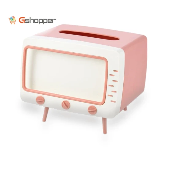 2 In 1 Mobile Phone Viewing Bracket & TV Tissue Box — Phone Stands