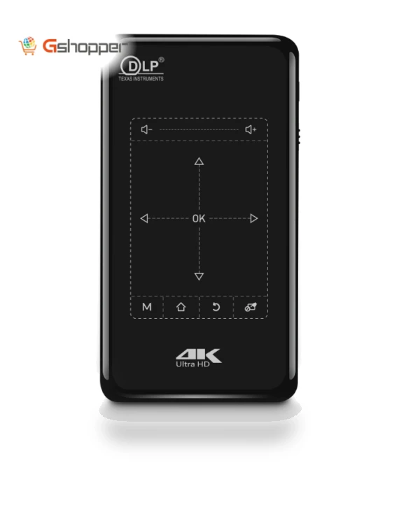 Portable 4K Ultra HD DLP Mini Smart Projector — Home Theater Projectors