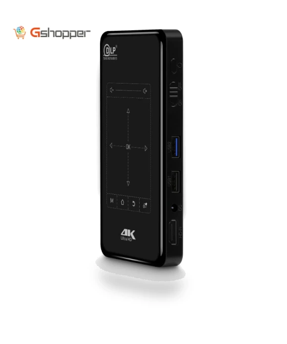 Portable 4K Ultra HD DLP Mini Smart Projector — Home Theater Projectors