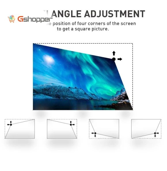Portable 4K Ultra HD DLP Mini Smart Projector — Home Theater Projectors