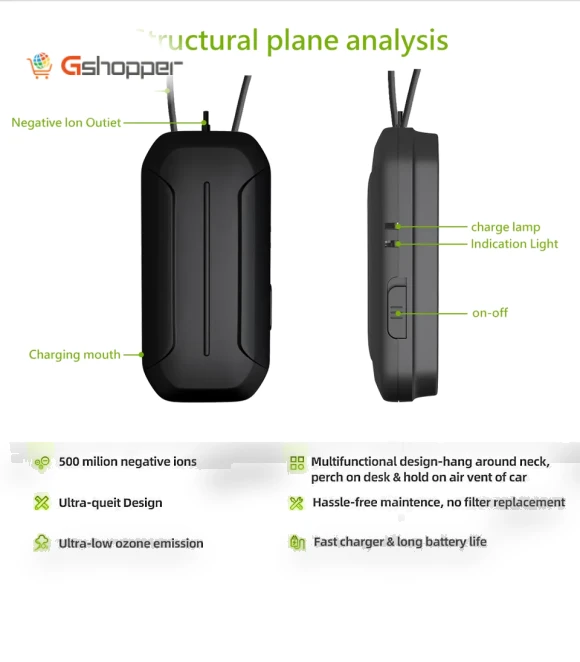 Portable Anion Air Purifier — Air Ionizers