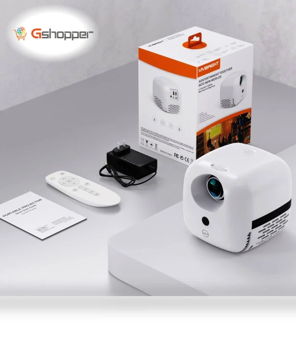Portable Mini LCD LED Smart Projector — Home Theater Projectors