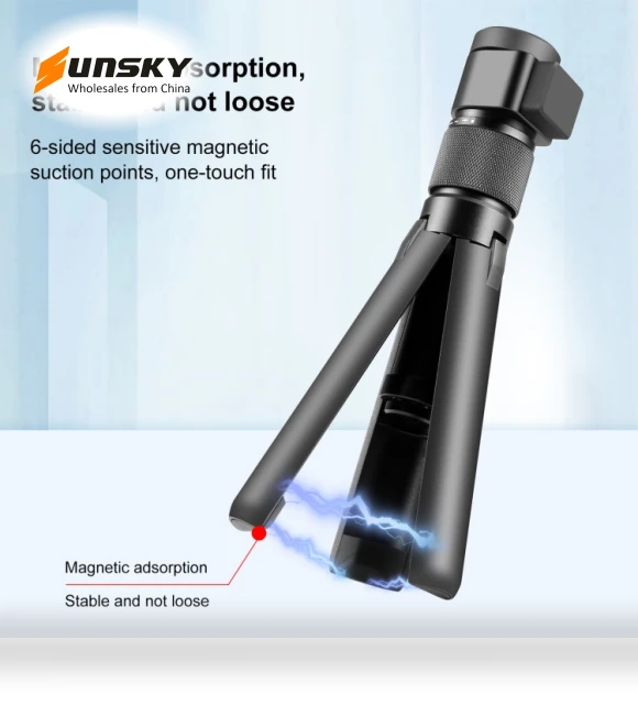 Rotary Handle Desktop Tripod Stand — Monopod Heads, PULUZ