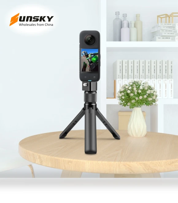 Rotary Handle Desktop Tripod Stand — Monopod Heads, PULUZ
