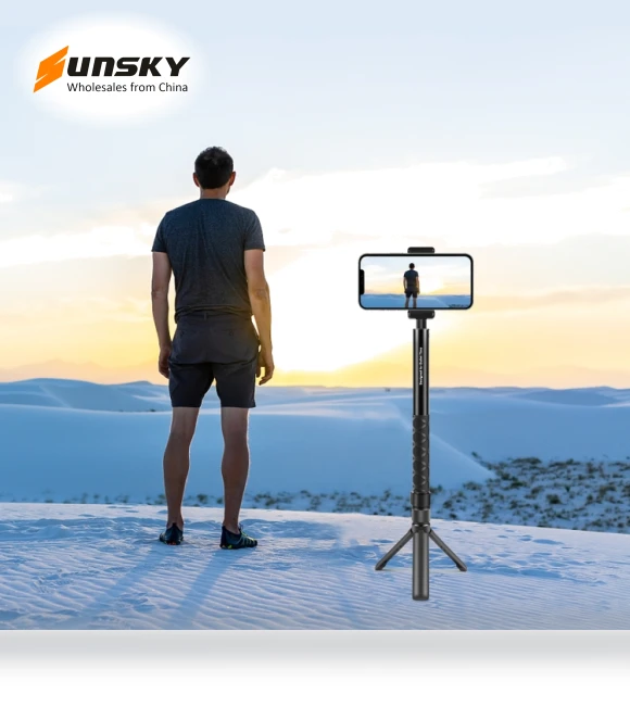Rotary Handle Desktop Tripod Stand — Monopod Heads, PULUZ
