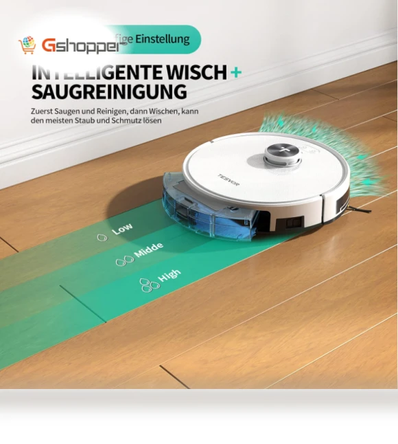Robot Vacuum Cleaner with Wiping Function — Smart Cleaning Robots, Tesvor