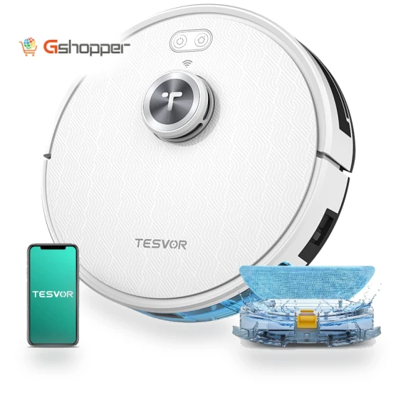 Robot Vacuum Cleaner with Wiping Function — Smart Cleaning Robots, Tesvor