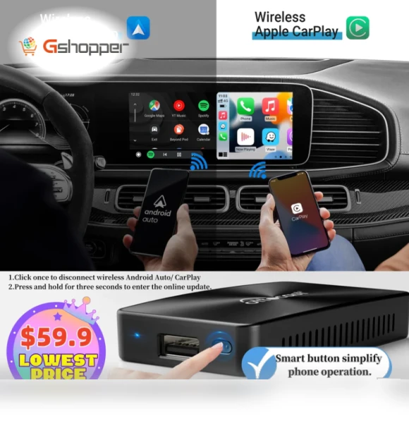 Smart Wireless CarPlay/Android Auto Link — Car Accessories & Gadgets, BOX2CHANNEL