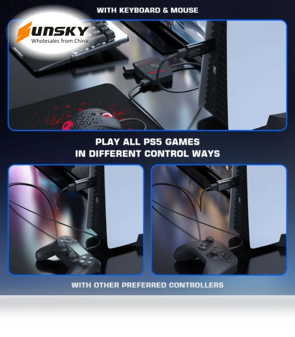 VX Adapter for PS5 Game Controllers — Adapters, GameSir