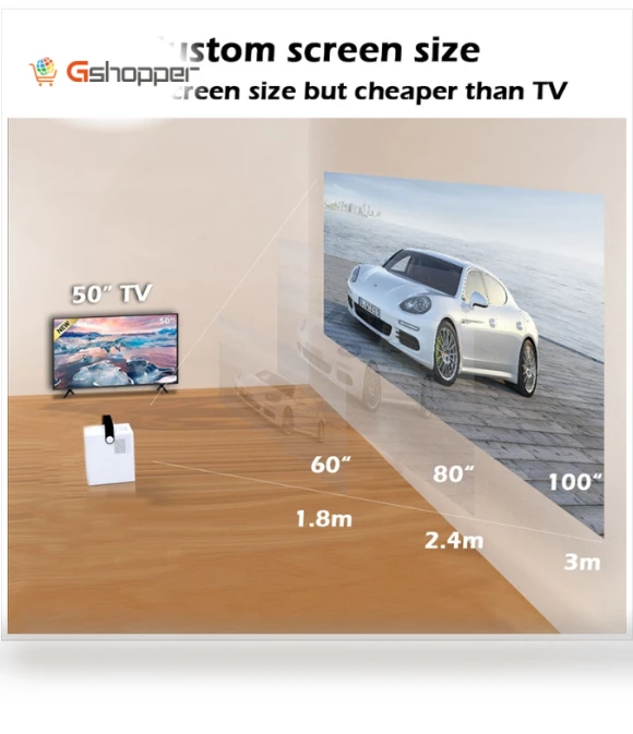 Smart HD Projector — Home Theater Projectors, WEJOY