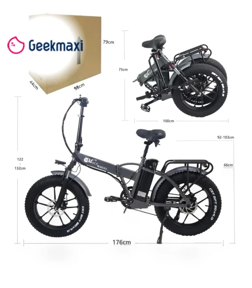 Electric Bike with Front Basket — Electric Self-Balancing Scooters, CMACEWHEEL