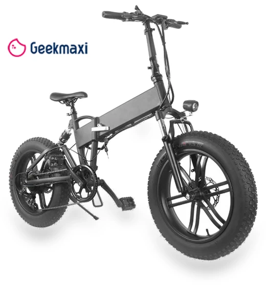 20 Inch Rubber Vacuum Tire Foldable Electric Bike — Electric Self-Balancing Scooters, Mankeel
