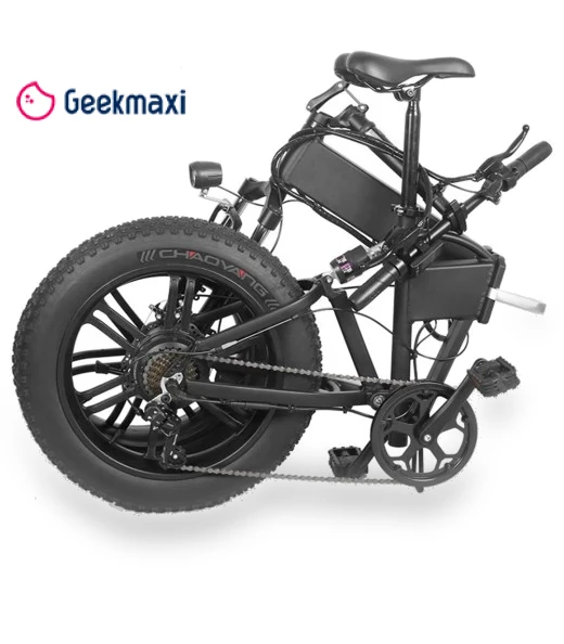 20 Inch Rubber Vacuum Tire Foldable Electric Bike — Electric Self-Balancing Scooters, Mankeel