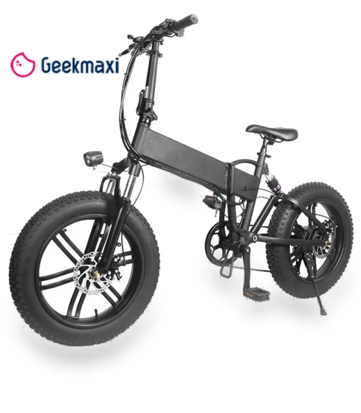 20 Inch Rubber Vacuum Tire Foldable Electric Bike — Electric Self-Balancing Scooters, Mankeel