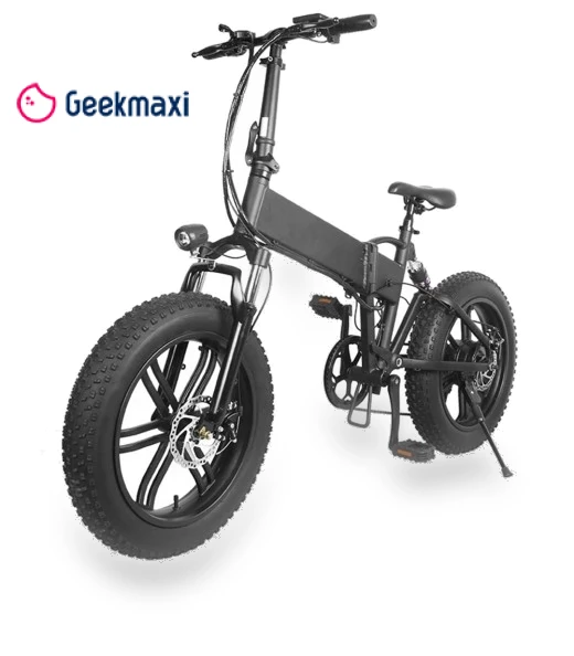 20 Inch Rubber Vacuum Tire Foldable Electric Bike — Electric Self-Balancing Scooters, Mankeel
