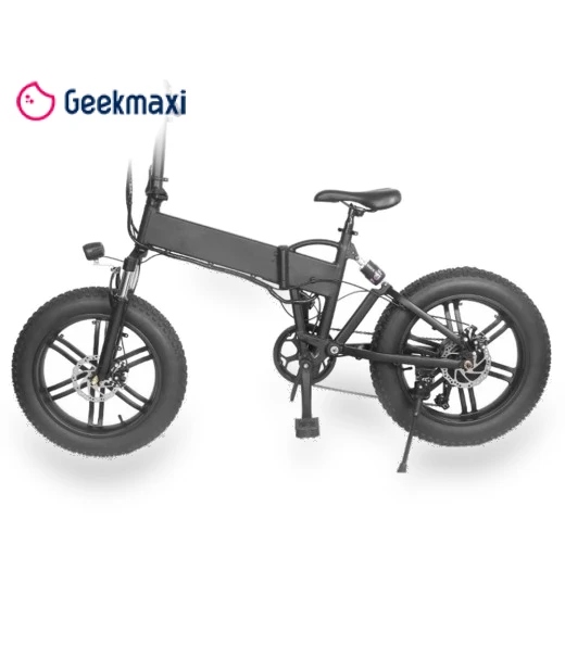 20 Inch Rubber Vacuum Tire Foldable Electric Bike — Electric Self-Balancing Scooters, Mankeel