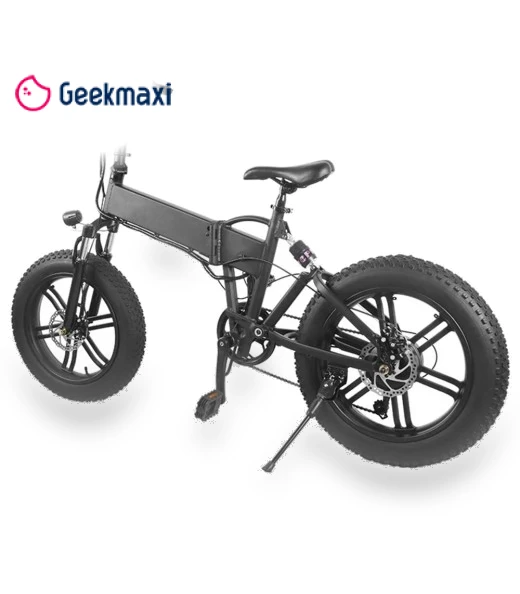 20 Inch Rubber Vacuum Tire Foldable Electric Bike — Electric Self-Balancing Scooters, Mankeel