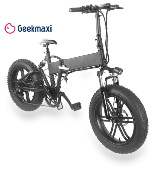 20 Inch Rubber Vacuum Tire Foldable Electric Bike — Electric Self-Balancing Scooters, Mankeel