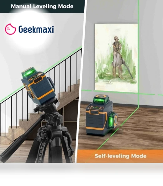 3x360° 12 Lines Laser Level — Alignment & Leveling Lasers, CIGMAN