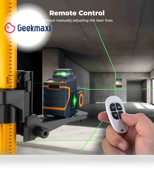 3x360° 12 Lines Laser Level — Alignment & Leveling Lasers, CIGMAN