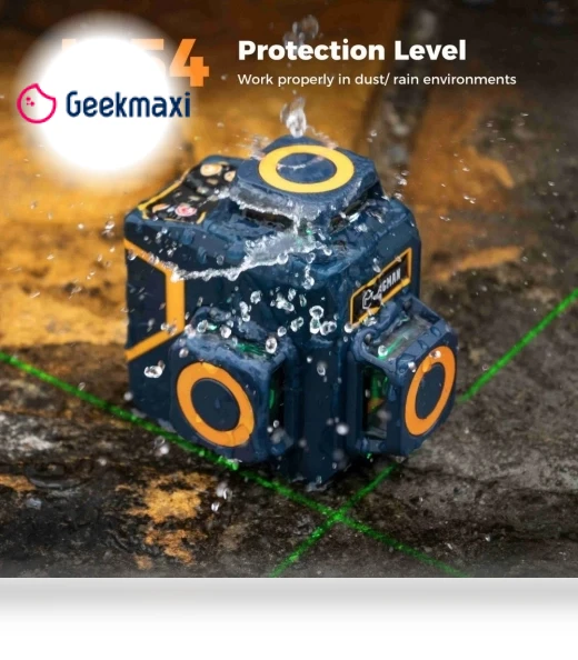 3x360° 12 Lines Laser Level — Alignment & Leveling Lasers, CIGMAN