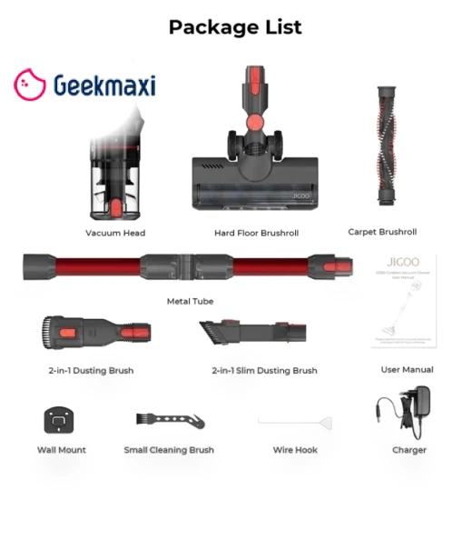 Lightweight Cordless Vacuum Cleaner — Vacuums, JIGOO
