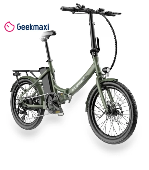 Light 20'' Tire Foldable City Electric Bike — E-Bikes, Fafrees