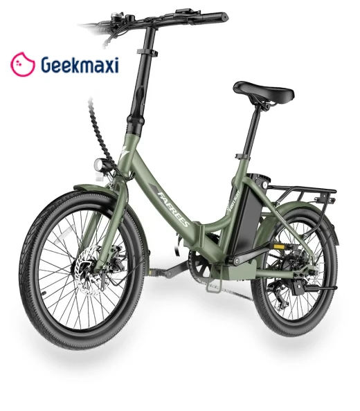 Light 20'' Tire Foldable City Electric Bike — E-Bikes, Fafrees