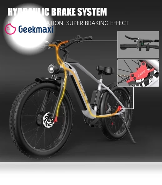 Fat Tire Electric Bike — Electric Self-Balancing Scooters, DUOTTS