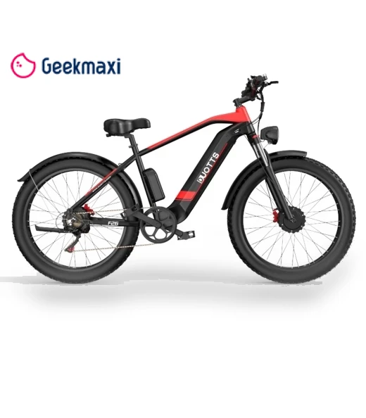 26*4.0 Inch Fat Tire Electric Bike — Electric Self-Balancing Scooters, DUOTTS