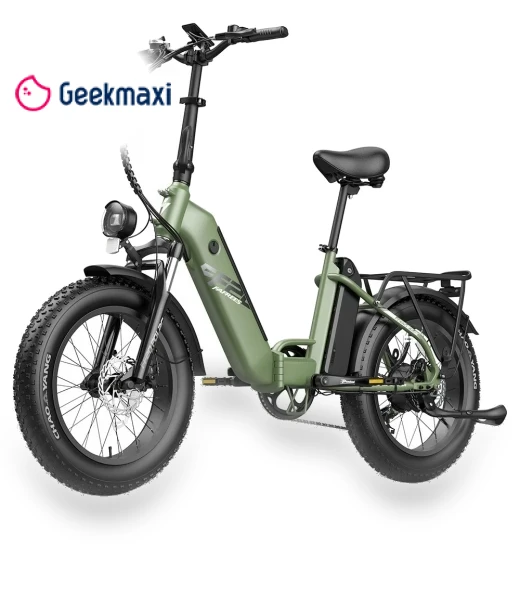 Foldable Step-thru Trekking E-bike — E-Bikes, Fafrees