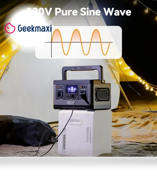 Portable Power Station Solar Generator — Power Inverters, Flashfish