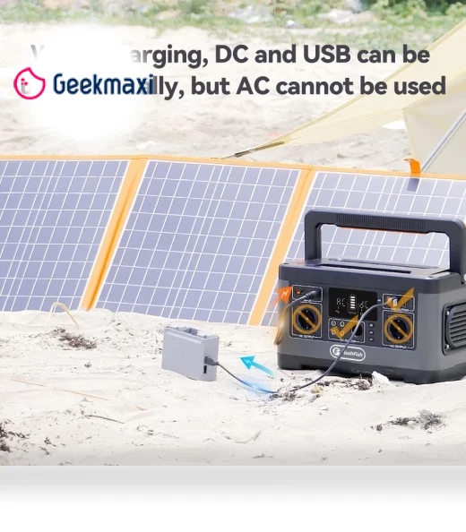 Portable Power Station Solar Generator — Power Inverters, Flashfish