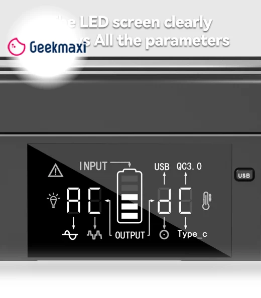Portable Power Station Solar Generator — Power Inverters, Flashfish
