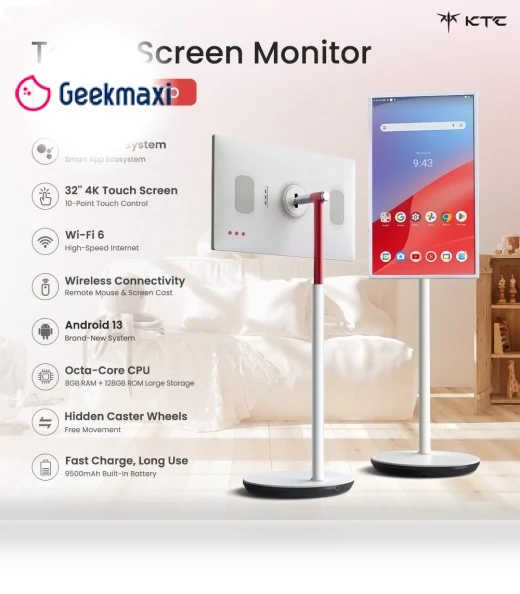 32-Inch 4K Portable Touchscreen Monitor — Display Solutions, KTC