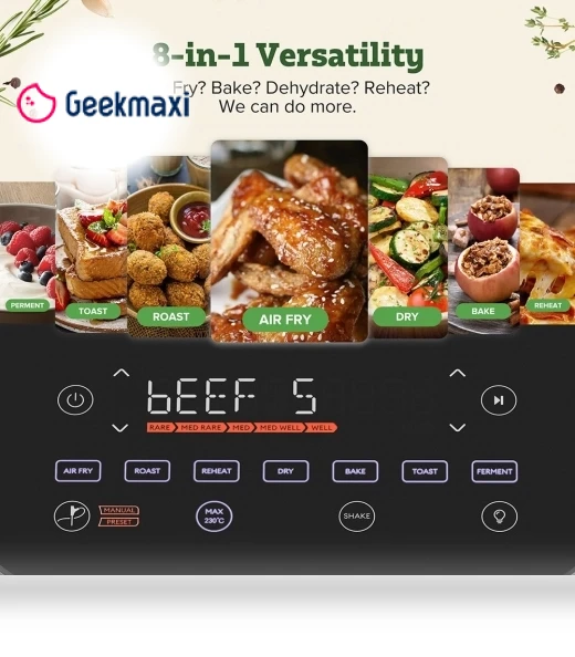 8-in-1 Multifunctional Air Fryer — Air Fryers, Chefree
